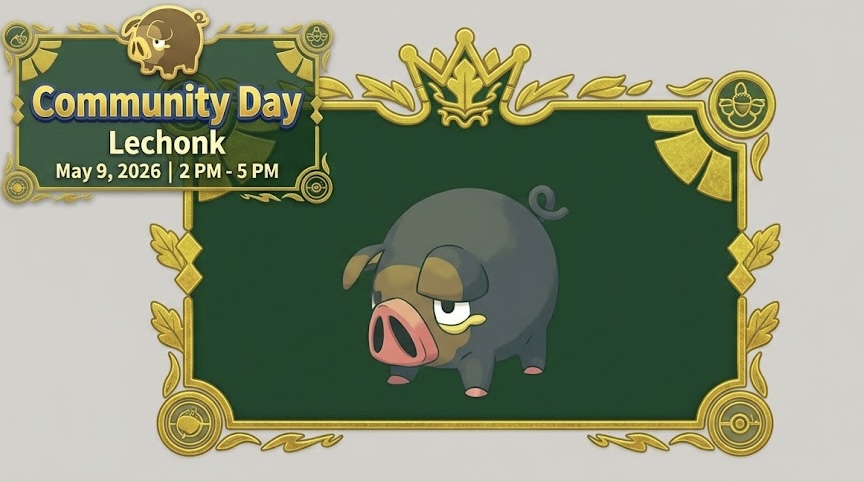 Pokémon GO Lechonk Community Day Guide Shiny Odds Special Backgrounds and Mud Slap Oinkologne